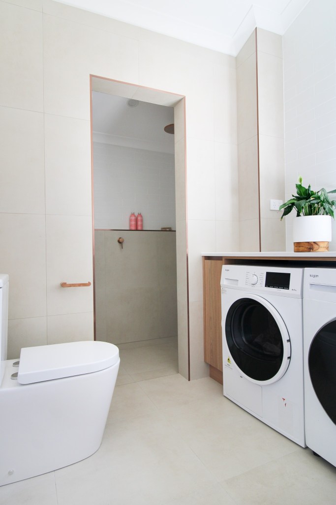 Modern Bathroom Laundry