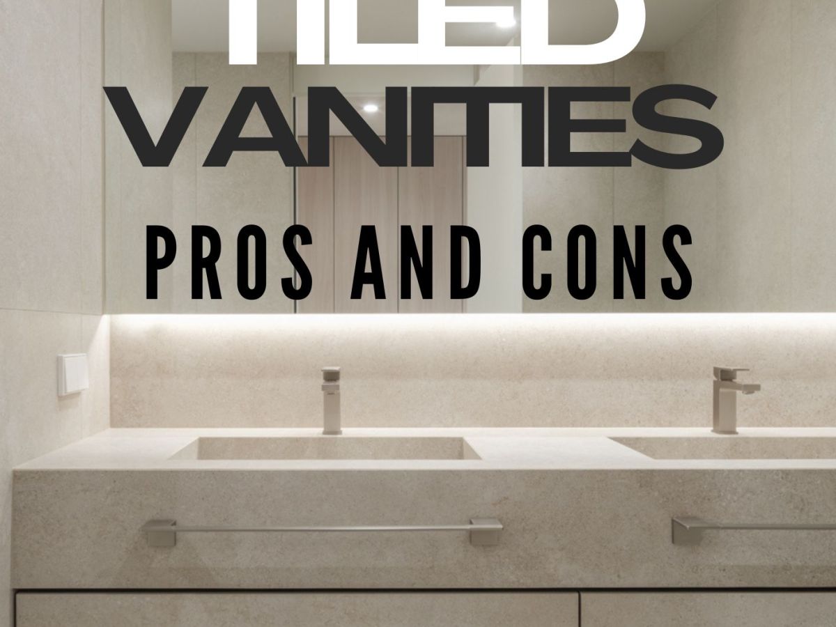 What Is a Fully Tiled Vanity? Pros, Cons and Design&nbsp;Ideas
