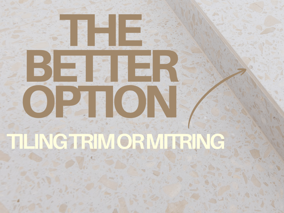 Tile Trim vs Mitred Edges: What Looks Better and What&nbsp;Lasts?