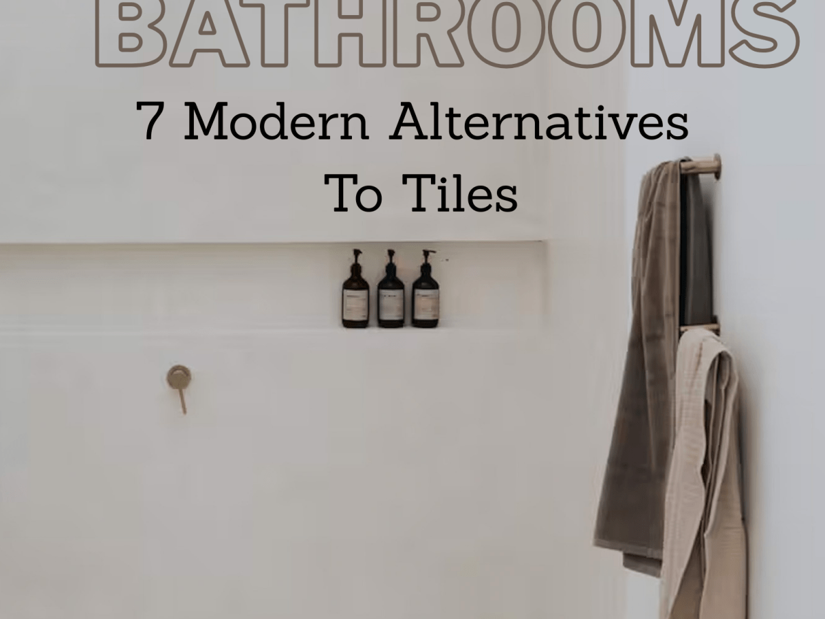 Bathroom Wall Alternatives to Tiles: 7 Modern&nbsp;Options