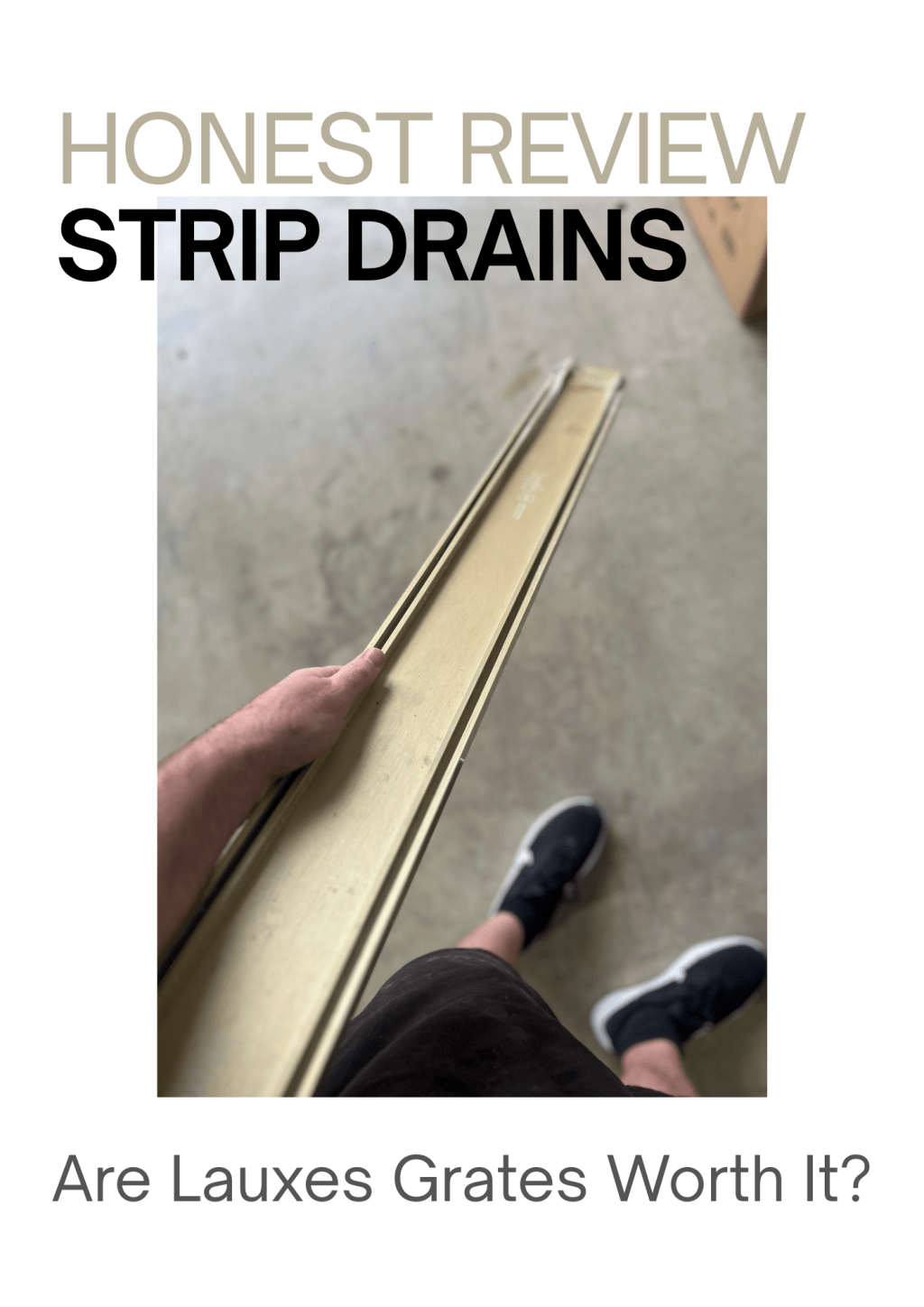 are strip drains worth installing in your shower