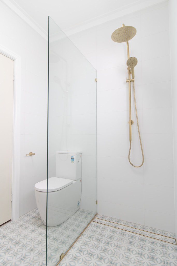 modern shower drain strip